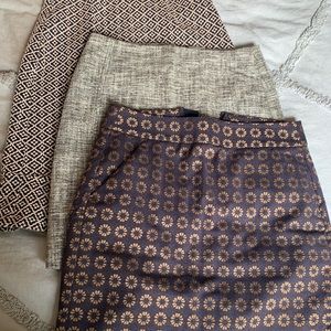 Bundle of 3 loft skirts